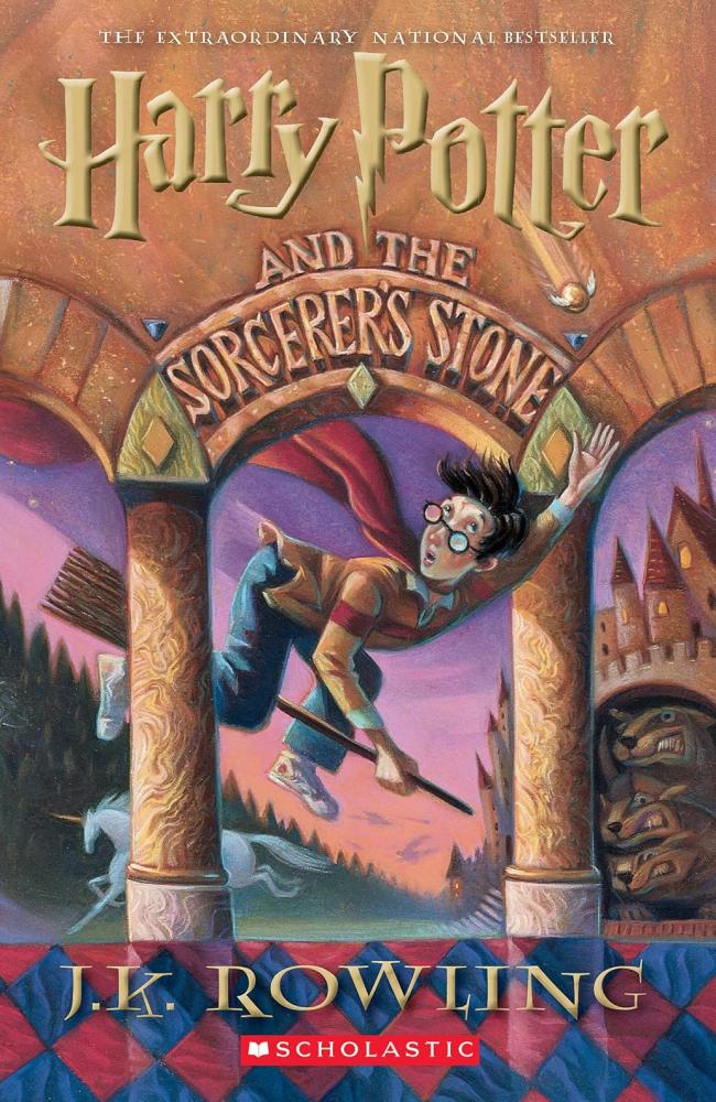 Cover of Harry Potter and the Sorcerer’s Stone by J.K. Rowling